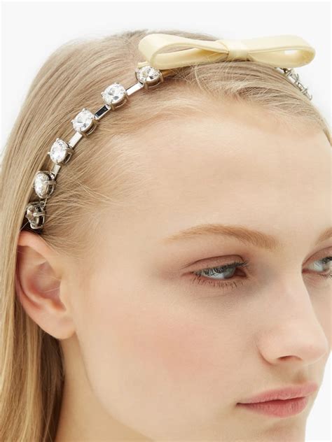 miu miu hair clips|miu michael headband.